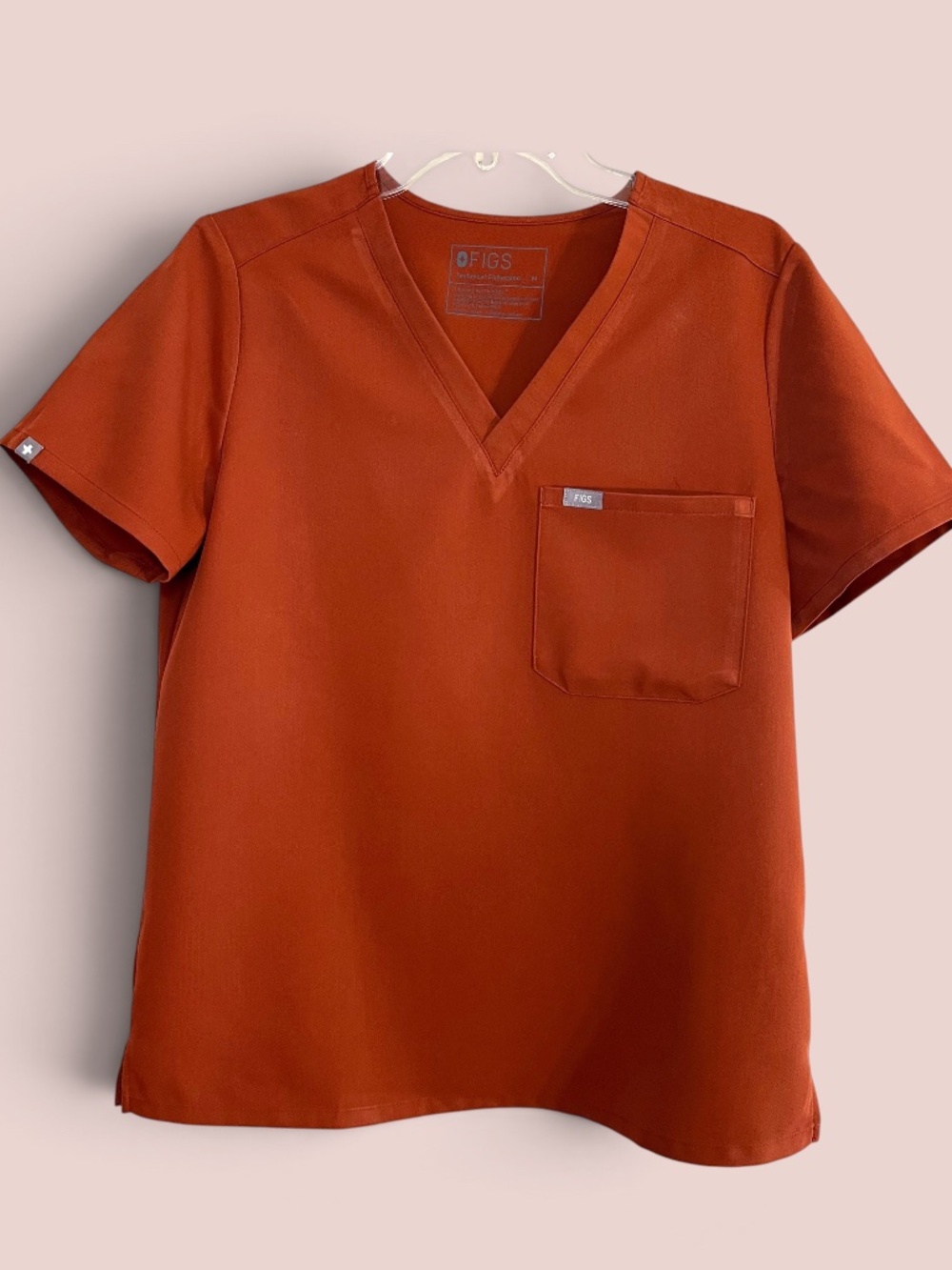 Figs Auburn (#3552) Catarina Scrub Top Size M